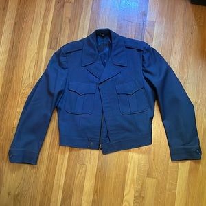 Vintage Eisenhower Style Cropped Jacket, Size M/41